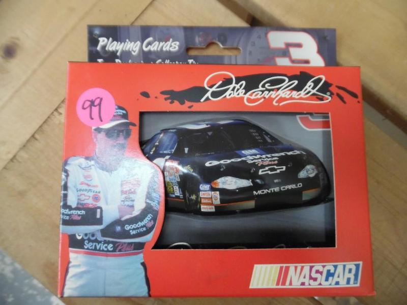 lot 99 image: Dale Earnhardt playing cards