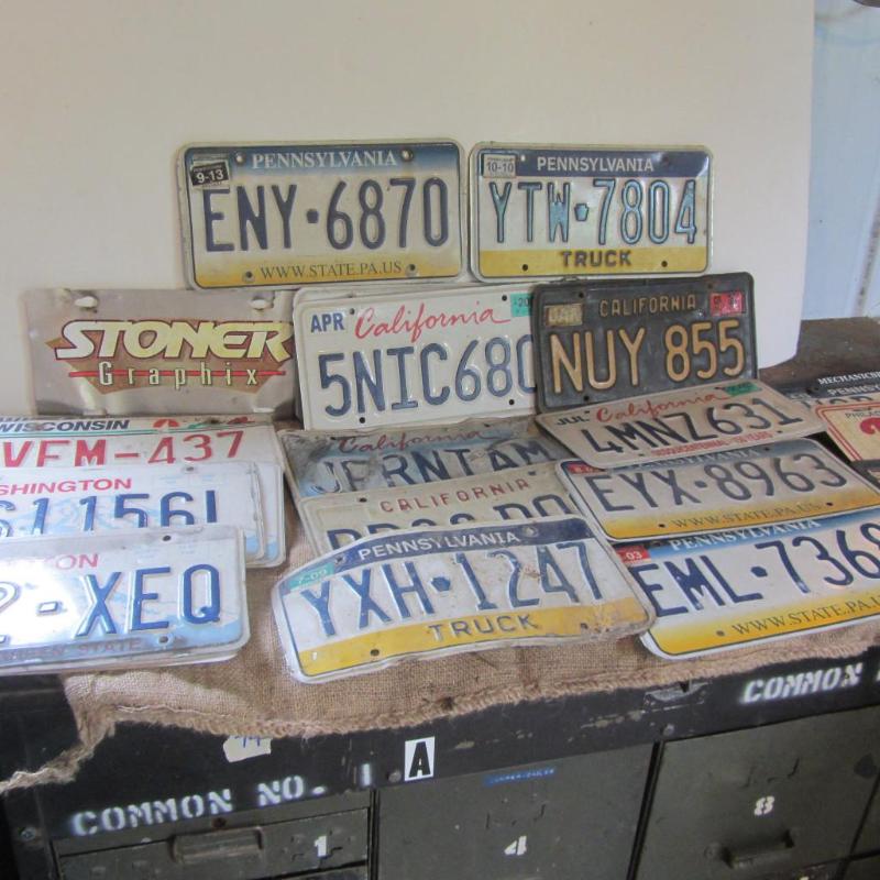 lot 116 image: License Plates