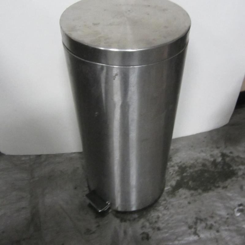 lot 42 image: Stainless Trash Receptacle