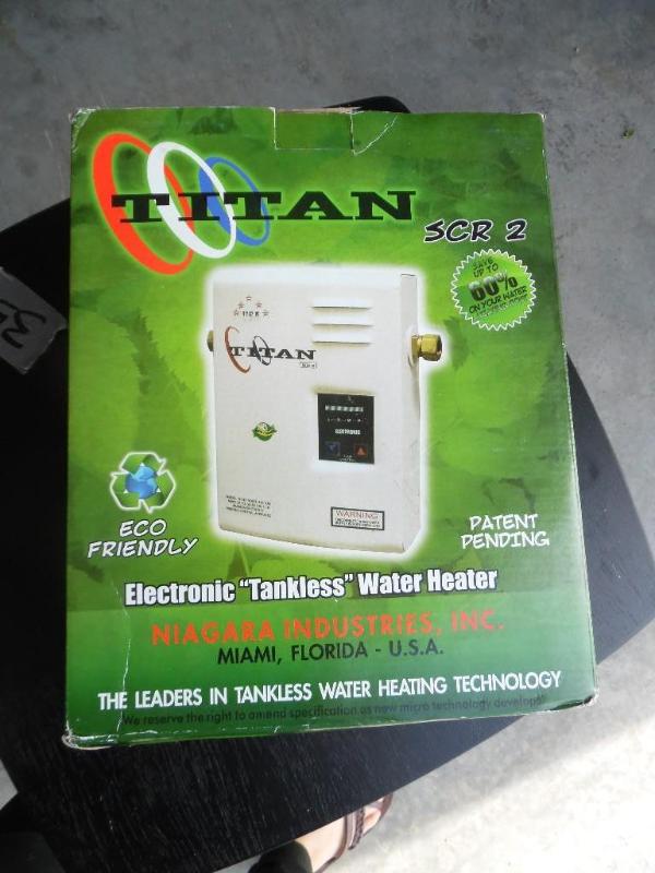 Electronic tankless water heater
