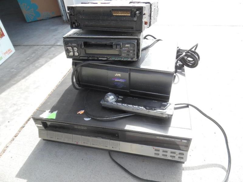Car radios and VCR
