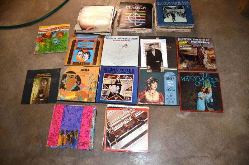 Over 30 records - Beatles, John Denver, Beach...