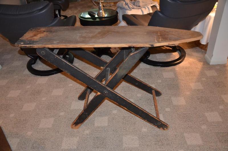 Antique hand made ironing board...