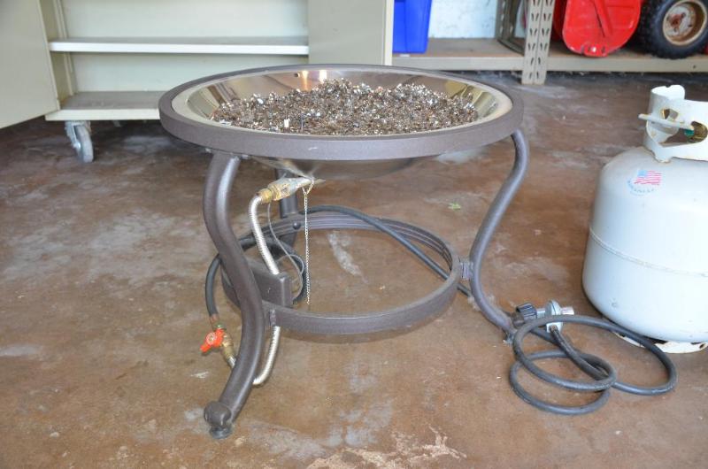 Gas fire pit - 24&quot diameter&nbsp...