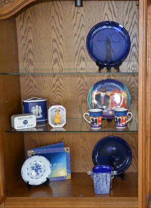 All items on shelves - glass ware Waechtersba...
