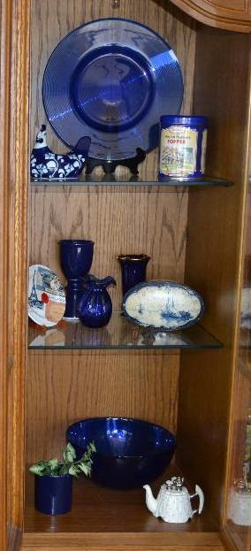 All items on shelves - Rosanna Italy, Limoges...
