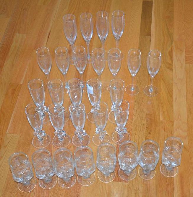 Collection of wine glasses...