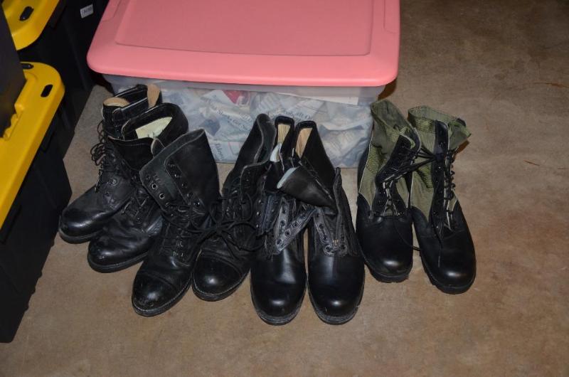 4 sets of new boots size 8...