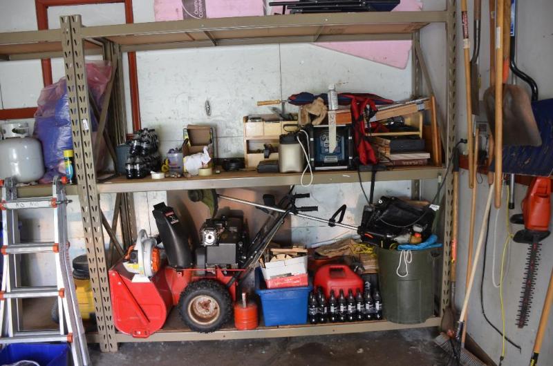 Heavy metal shelving unit 30x96x102&quot. Co...