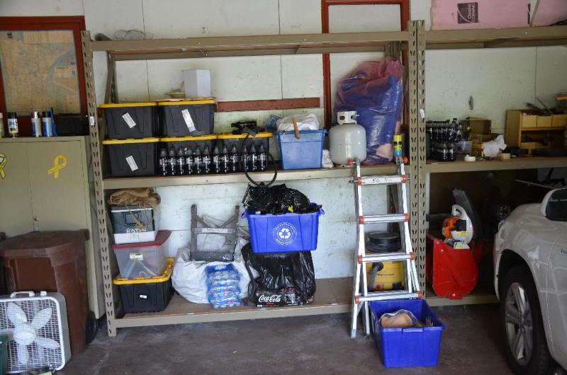 Heavy metal shelving unit 30x96x102&quot. Co...