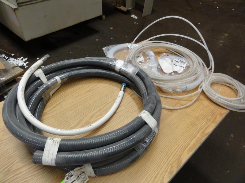 lot 104 image: Assorted Hoses to include .125 I.D.  .250 O.D., .062 x 38 O.D., Carlton Careflex 1-12 liquid