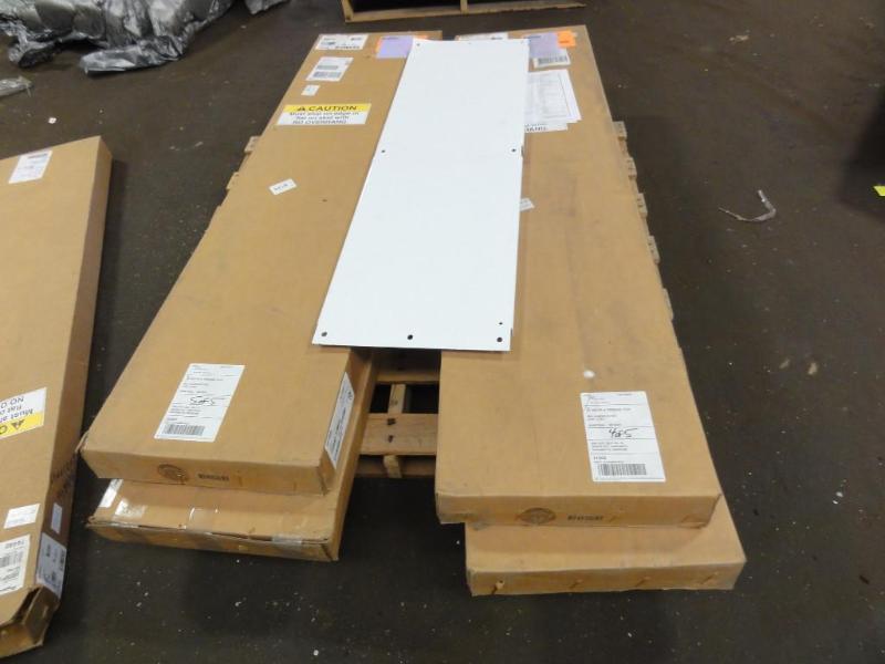 lot 105 image: (4) Hoffman Electrical Back Panels, Part# LP74440, Approximate 14 x 48