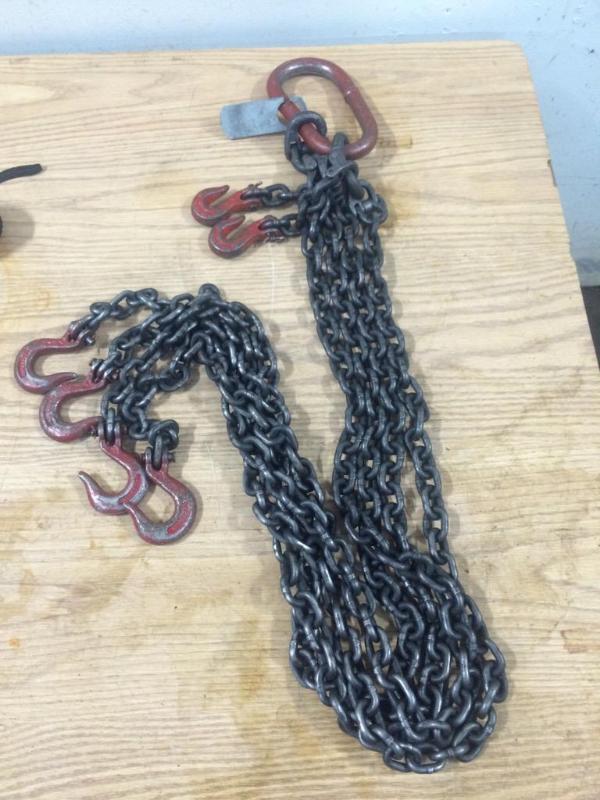 lot 17 image: For hook lifting chain 46" reach 2.8 to...