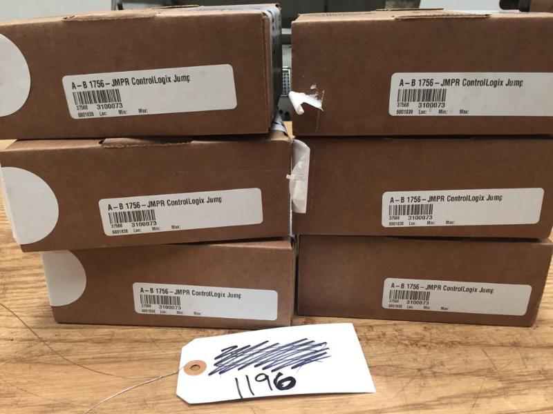 lot 196 image: Lot of (6) ControlLogix Jumper Bars