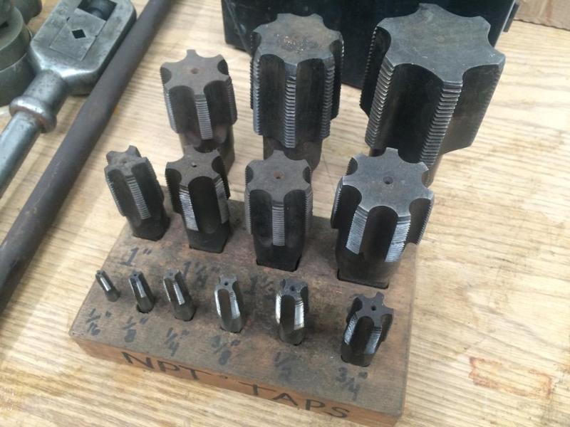lot 22 image: (13) assorted and PT taps 116 inch to 3-12&...