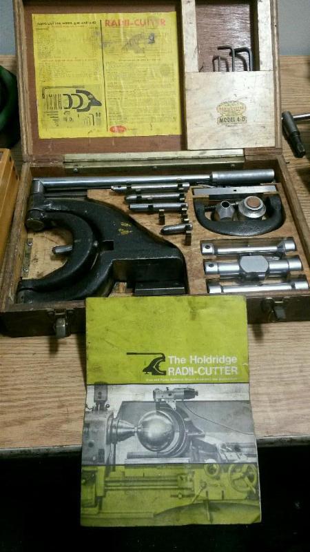 lot 24 image: Holdridge MFG. Company RADII Cutter Model 4-D...