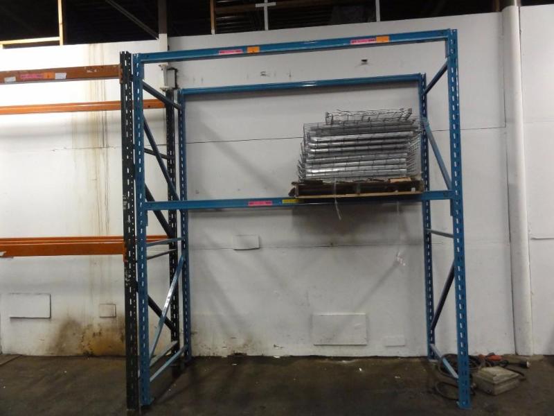 lot 27 image: (1) Section Pallet Racking (2) 42" x 10...