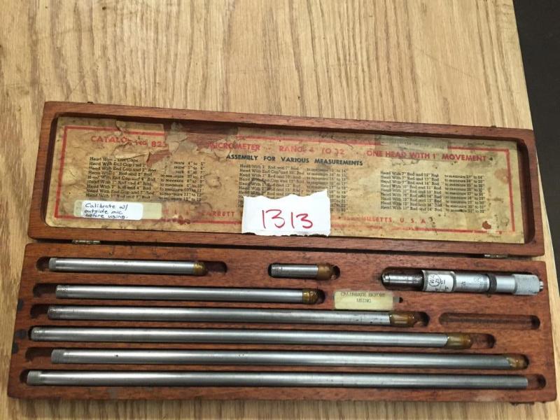 lot 292 image: Starrett 823 Tubular Inside Micrometer Set