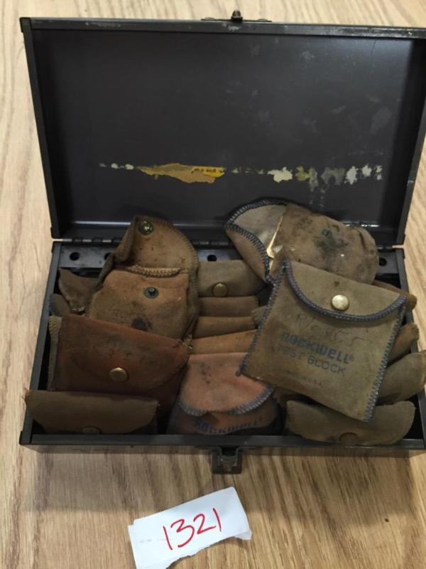 lot 296 image: Lot of Assorted Rockwell Test Blocks