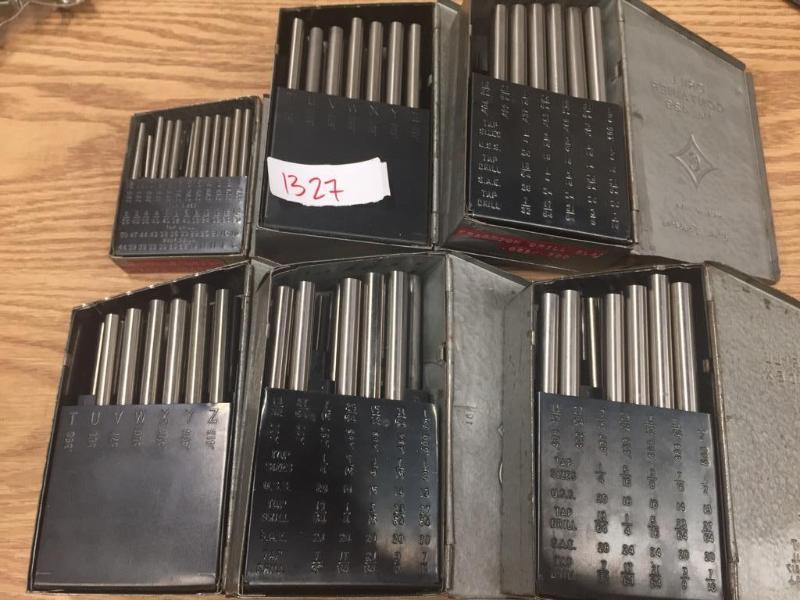 lot 302 image: Lot of (6) Assorted Drill Indexes