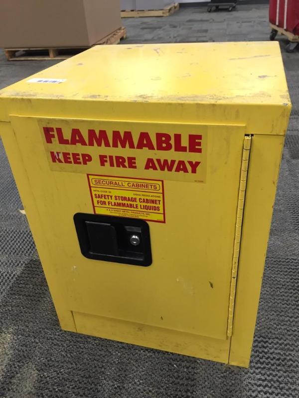 lot 4 image: Securall&nbspFlammable&nbspCabinet with She...