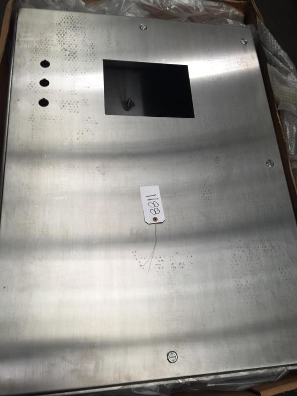 lot 53 image: Hoffman CAT NO WS483616SS Junction Box Stai...