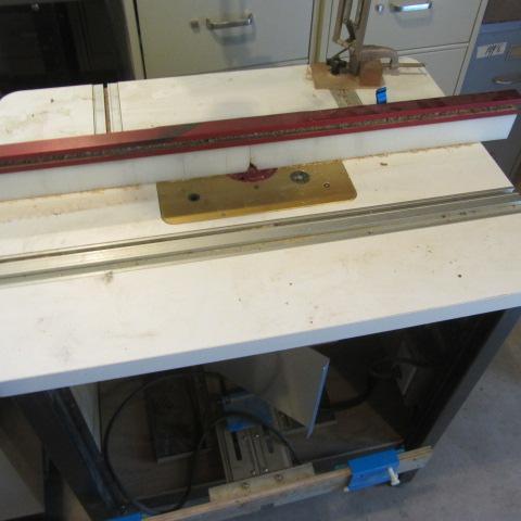 Router, Table, Guides, Clamps