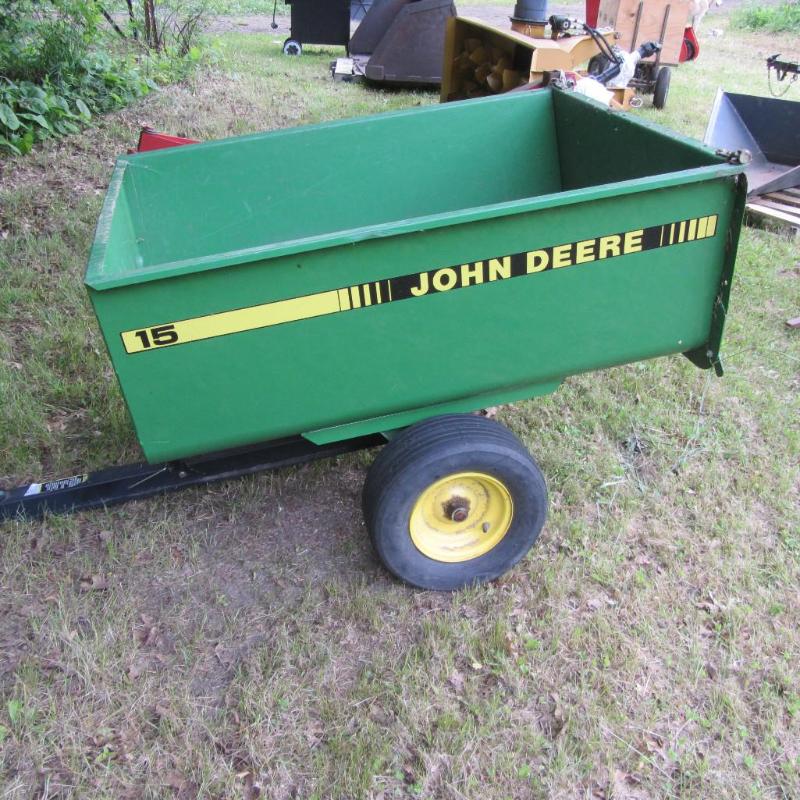 John Deere Dump Lawn Trailer