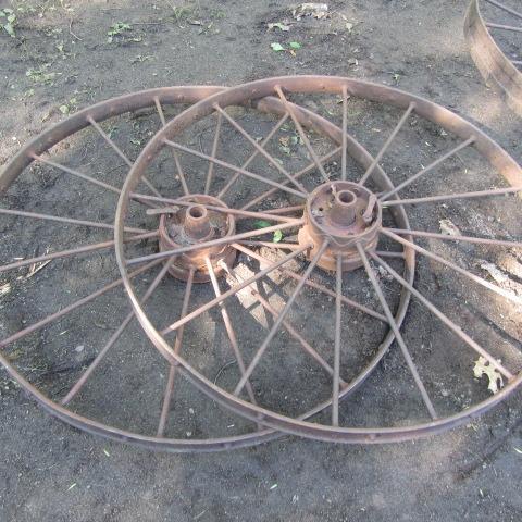 Two Steel Wheels