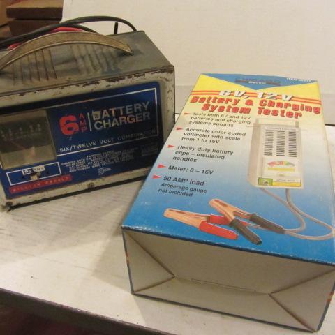 MW Battery Charger, Chicago Tester