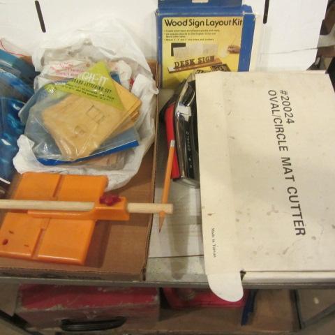 Mat Cutter, Sign Layout, Stencils