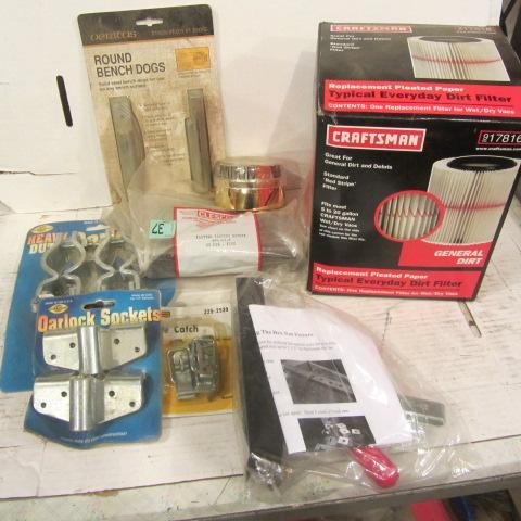 Vac Filter, Bench Dogs, Oar Locks