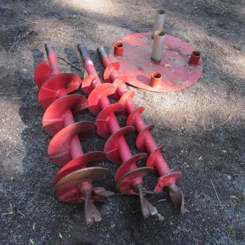 Three Auger Bits