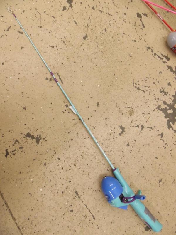 Childs fishing rod and reel