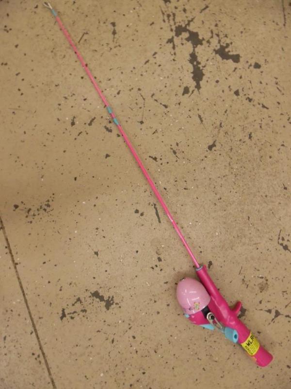 Childs fishing rod and reel