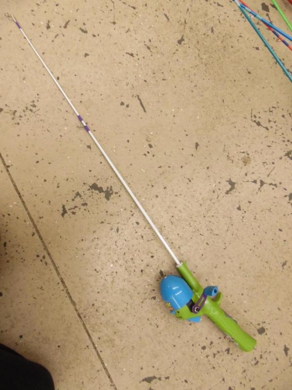 Childs fishing rod and reel