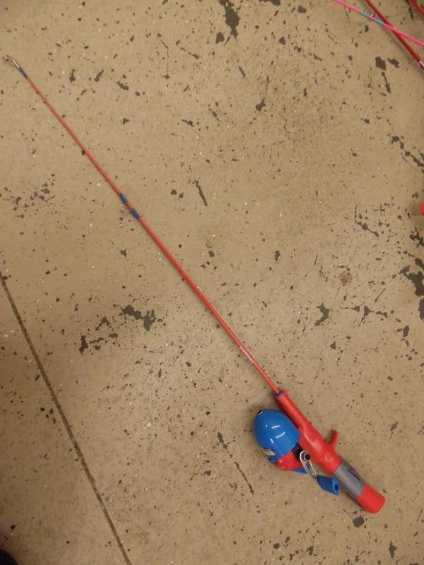Childs fishing rod and reel