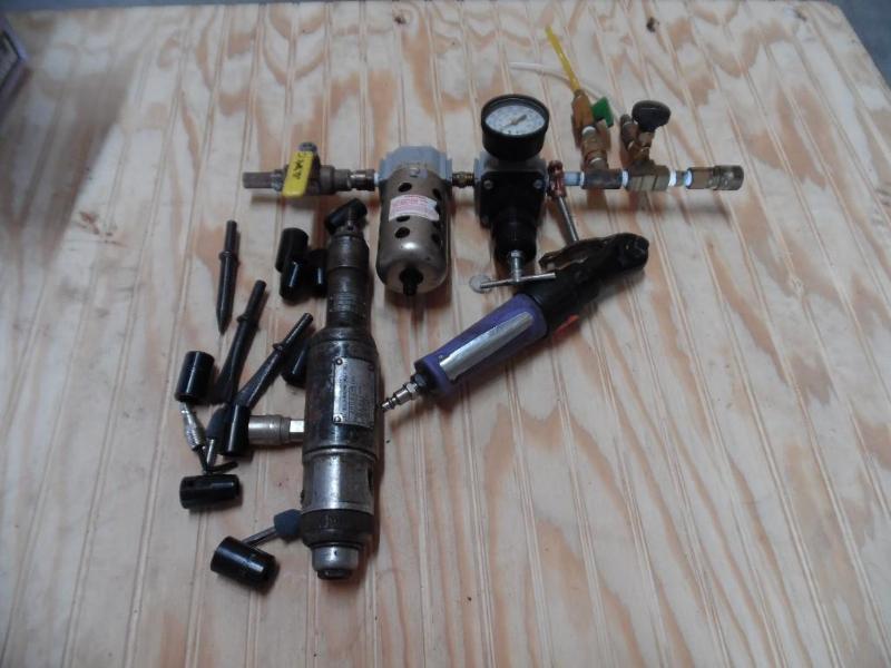 Air filter, regulator, impact sockets