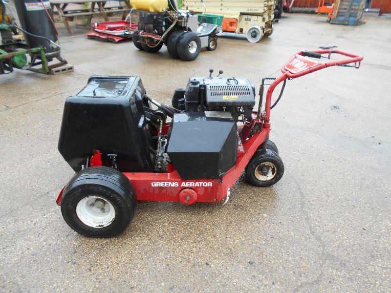 lot 7 image: Toro Aerator. Powered by a Kohler 16