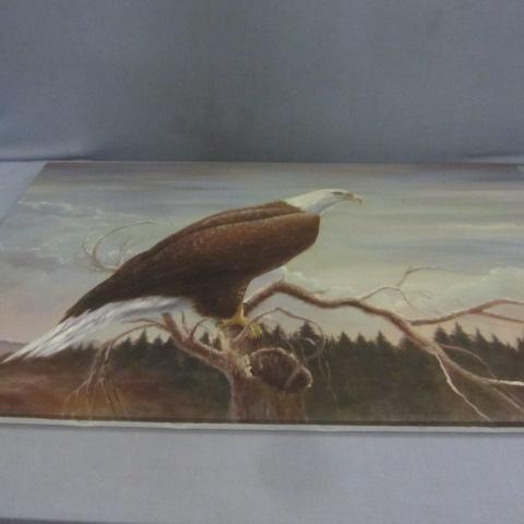 Eagle On Canvas