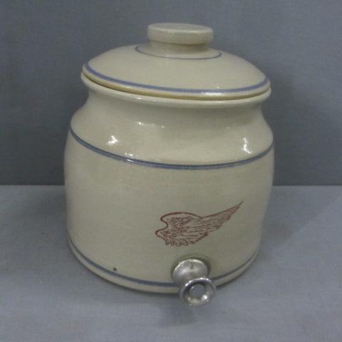 Red Wing Dispenser Crock