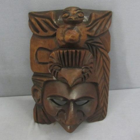 Tiki Wood Tribal Mask