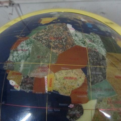 Gemstone World Globe