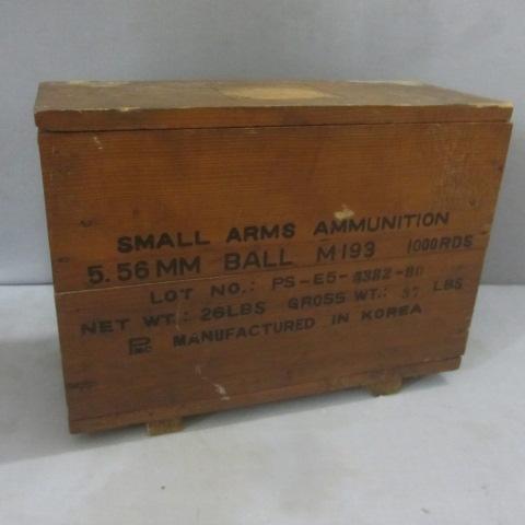 Wooden Ammo Box