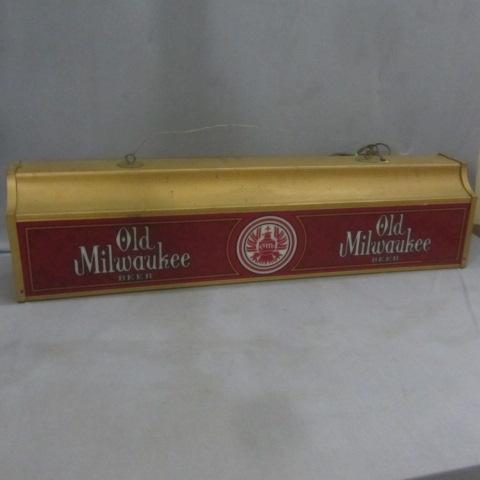 Old Milwaukee Pool Table Light
