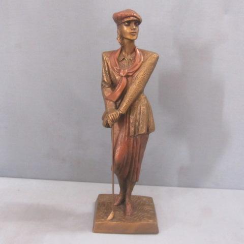 Lady Golfer Sculpture