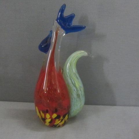 Hand Blown Rooster