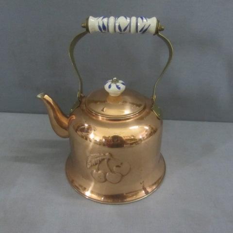 Delft Blue Copper Teapot