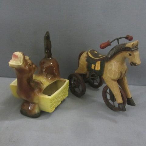 McCoy Donkey, Wood Horse