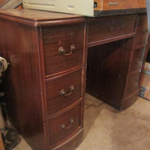 MCM Mahogany Desk